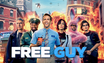 image of characters and title from the movie Free Guy (2021)